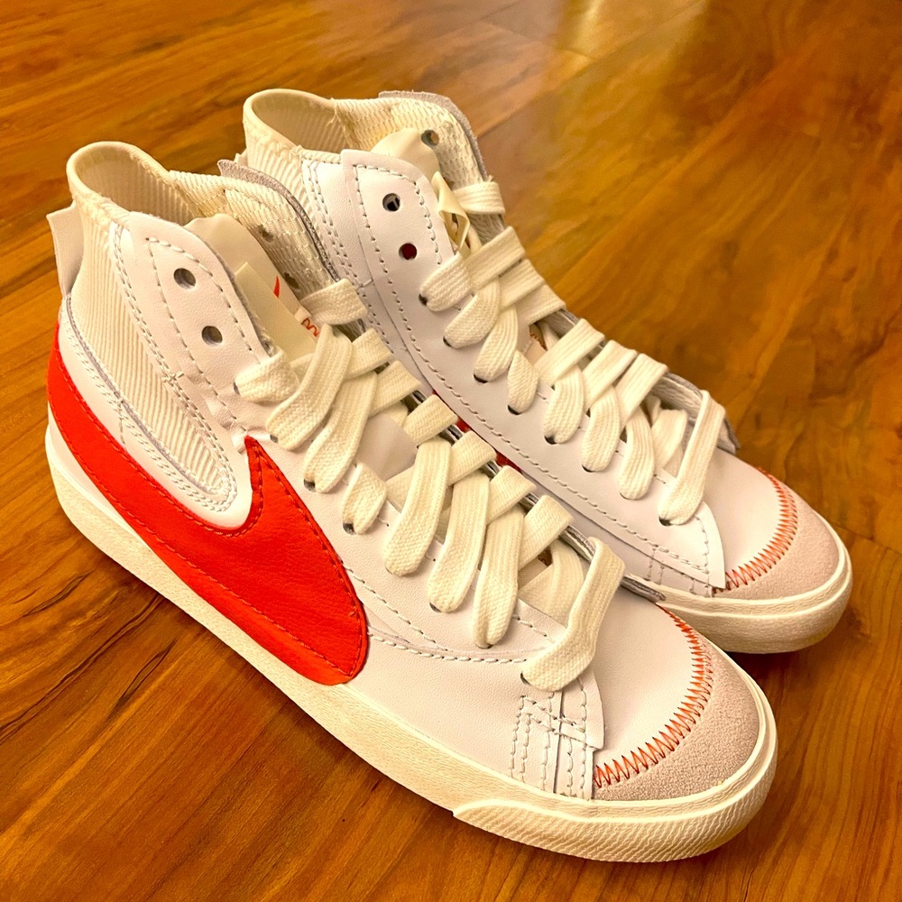 Nike Jumbo Blazers (Orange Nike Check)